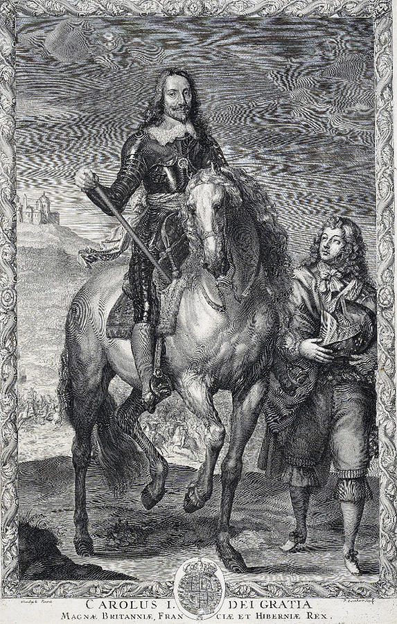 Charles I, King Of England Photograph by Folger Shakespeare Library