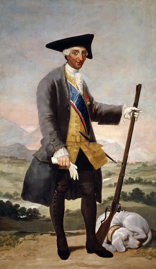 Charles III in hunting Dress Painting by Francisco Goya