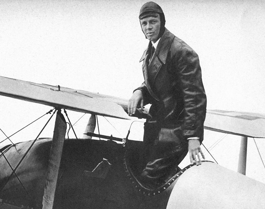 Black And White Photograph - Charles Lindbergh by Unknown