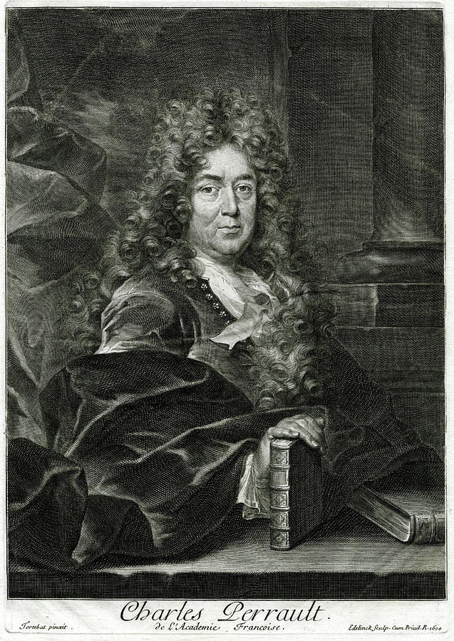 Charles Drawing - Charles Perrault French Writer by Mary Evans Picture Library Charles Drawing - Charles Perrault French Writer by Mary Evans Picture Library