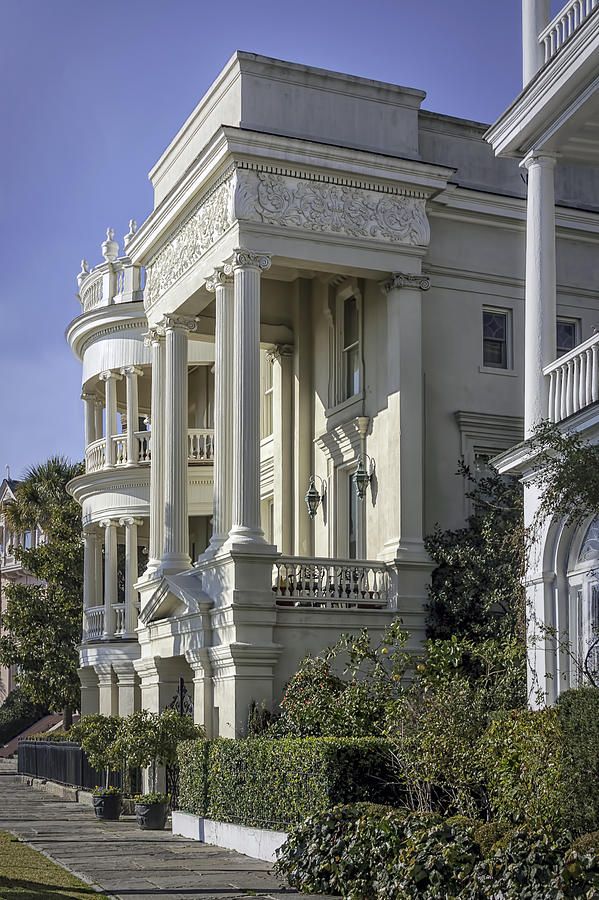 Mansion Photograph - Charleston Alibaster Mansion by Lynn Palmer