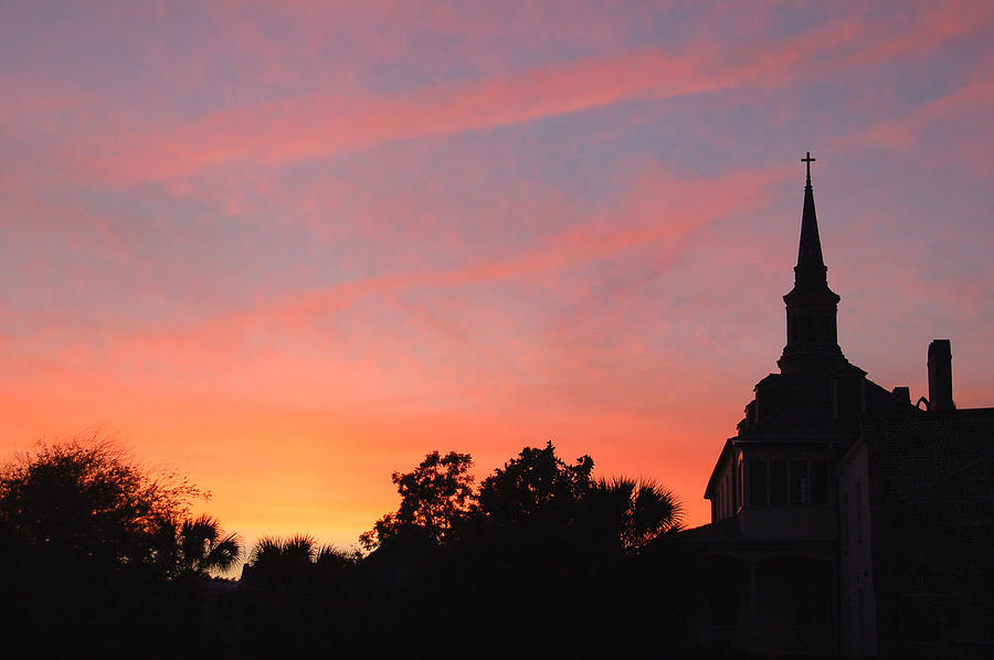 Sunset Photograph - Charleston at Dusk by Suzanne Gaff