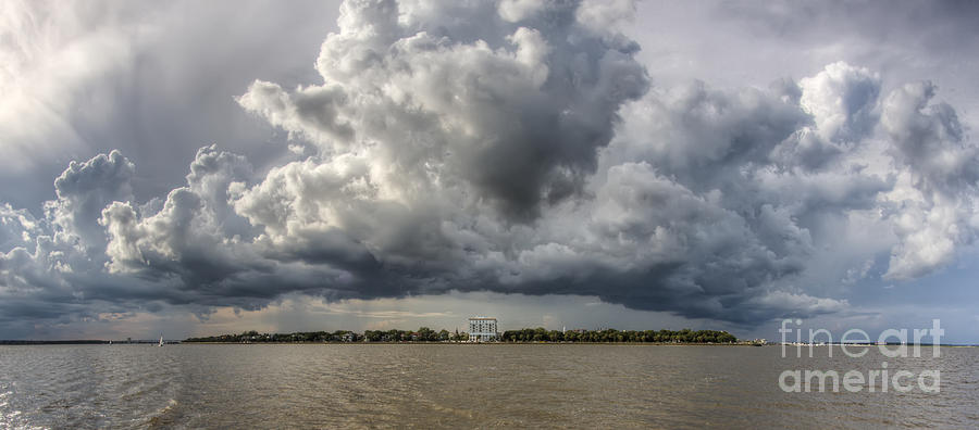 Charleston Battery Rain Clouds Photograph by Dustin K Ryan
