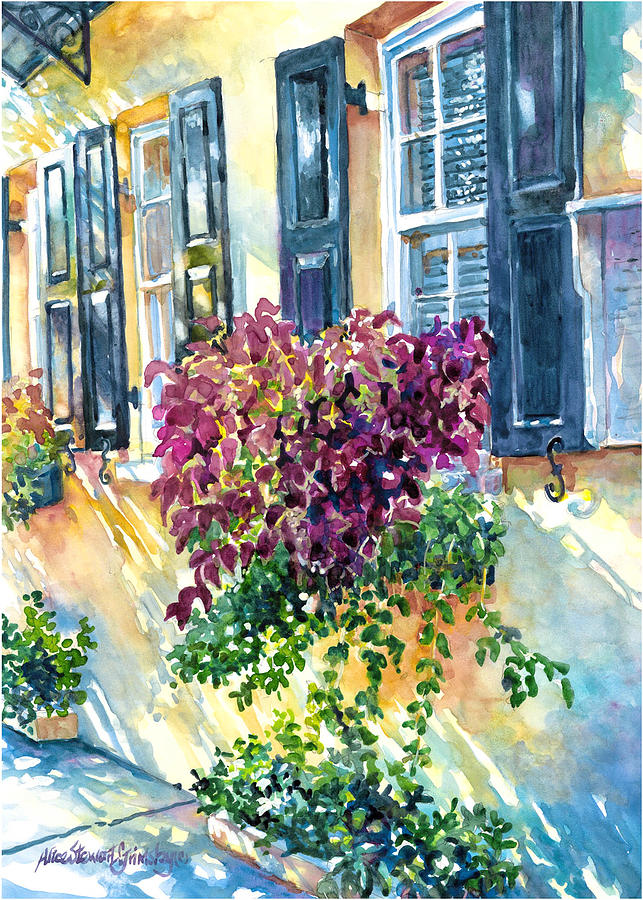 Flower Painting - Charleston Bouquet by Alice Grimsley