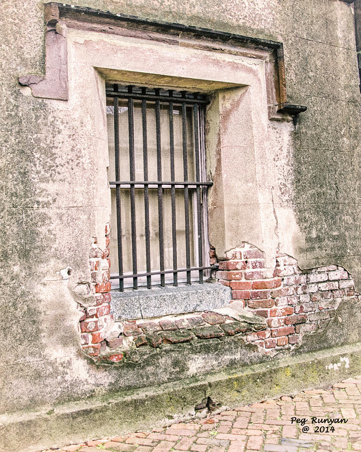 Charleston Cell Window Photograph by Peg Runyan