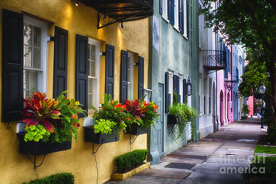 Architecture Photograph - Charleston Colors II by George Oze