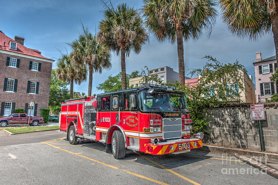 Charleston Fire Dept Photograph