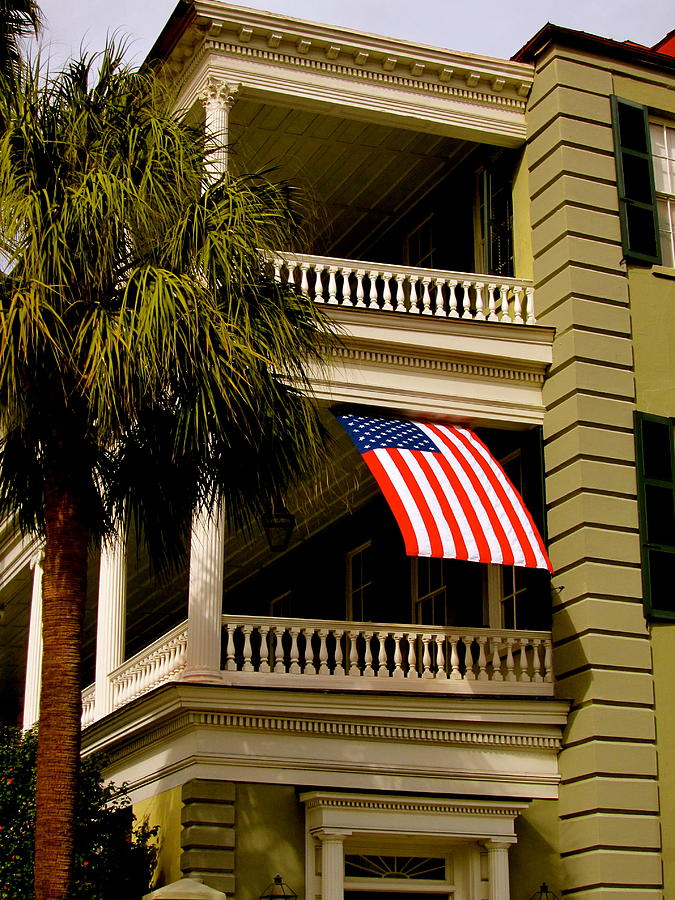 Charleston flag Photograph by Alan Metzger
