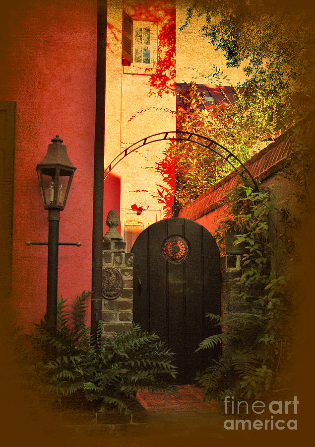 Charleston Garden Entrance Photograph by Kathy Baccari