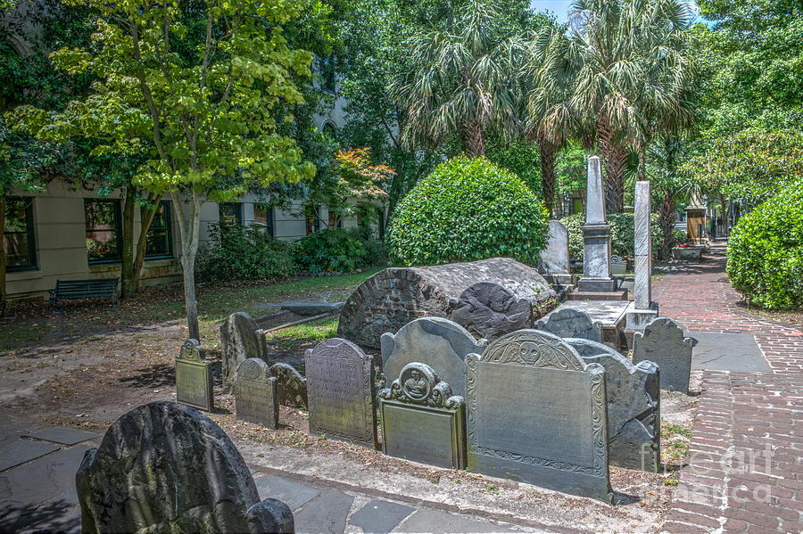 Charleston Graveyard Photograph