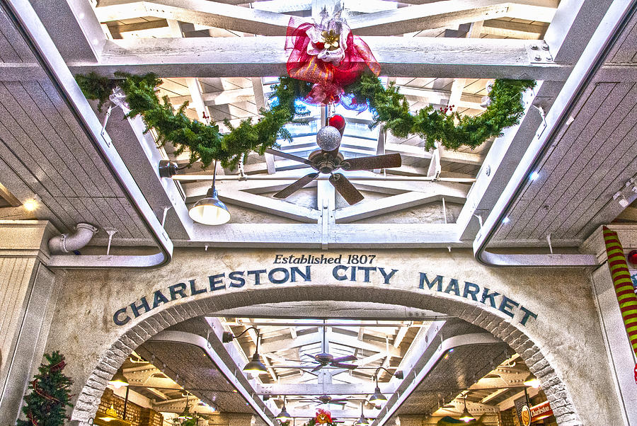 Christmas Photograph - Charleston Market by Carol Erikson