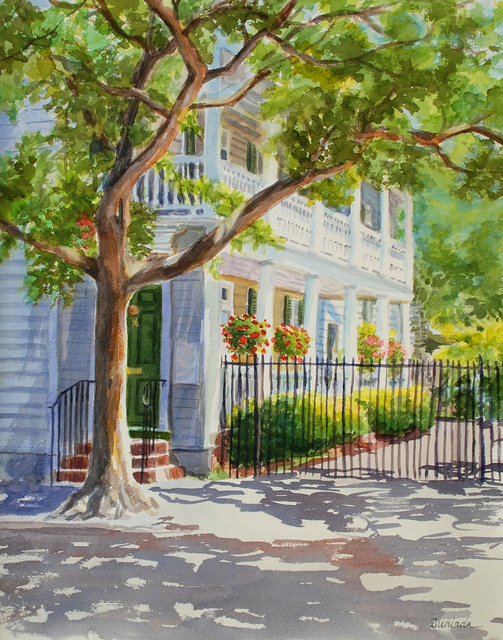 Architecture Painting - Charleston Morning by Durinda Cheek