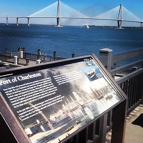 Sign Photograph - Charleston, Sc - You Are Here by Trey Kendrick