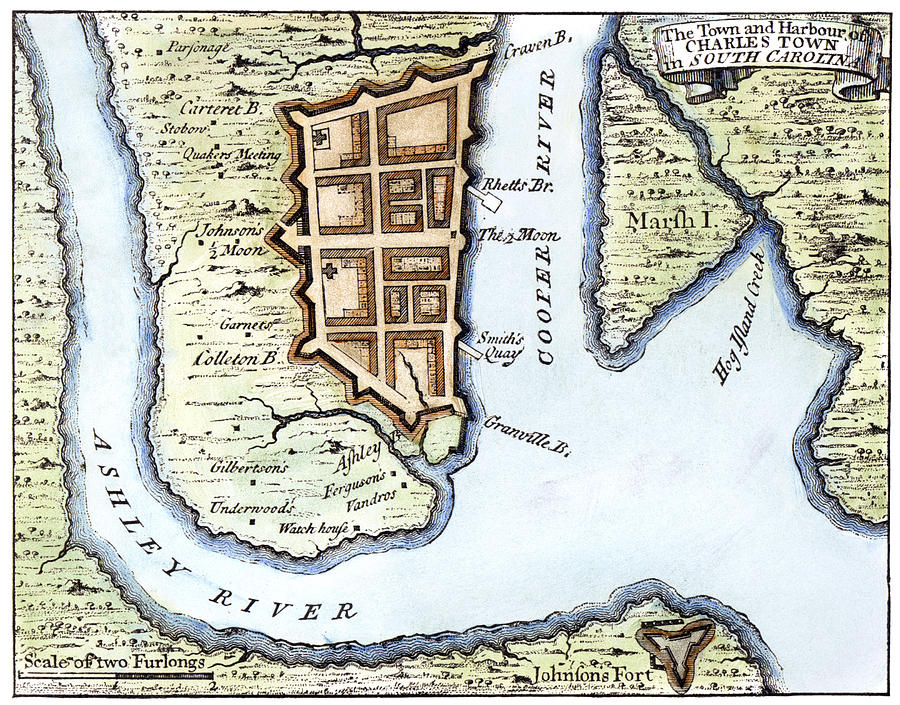 Charleston, Sc, 1732 Photograph by Granger