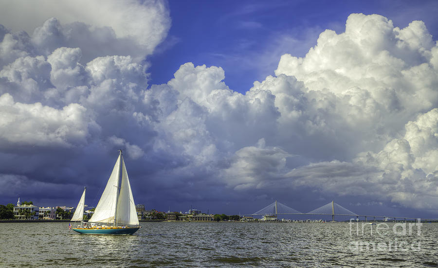 Charleston South Carolina Thunderstorms  8/2013 Photograph by Dustin K Ryan