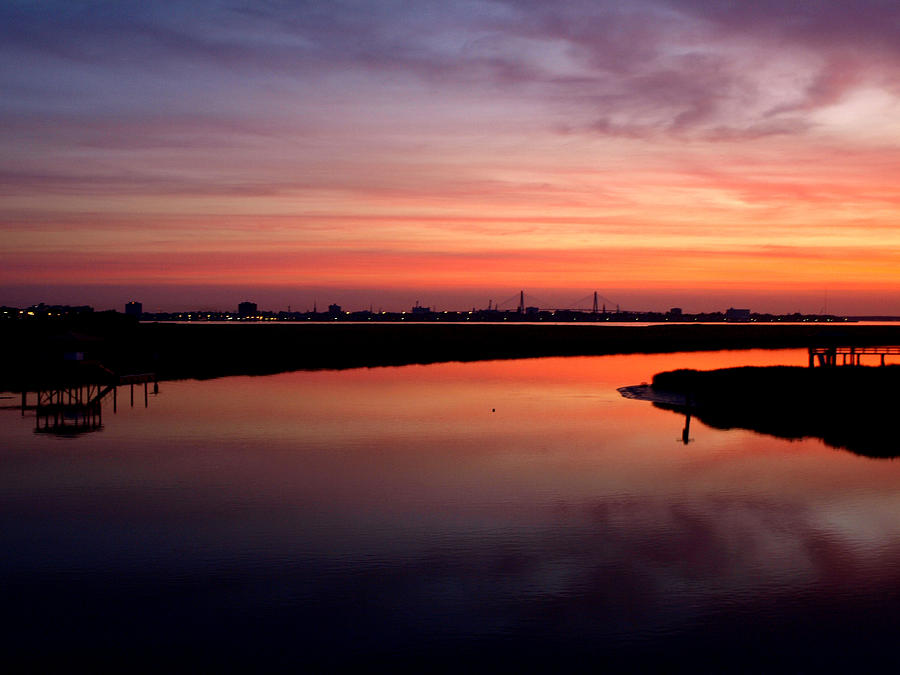 Charleston Photograph - Charleston Sunrise by Jeffrey Saraceno