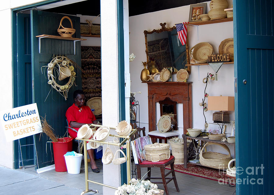 Charleston Sweetgrass Vendor Photograph