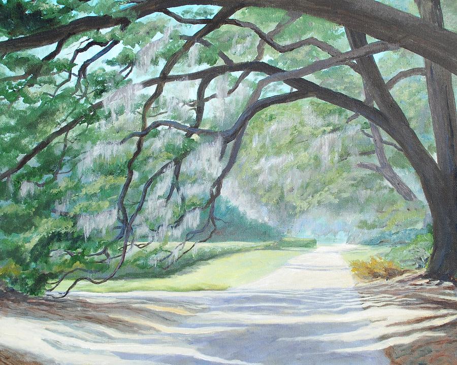Charleston Tea Plantaion Painting by Keith Wilkie