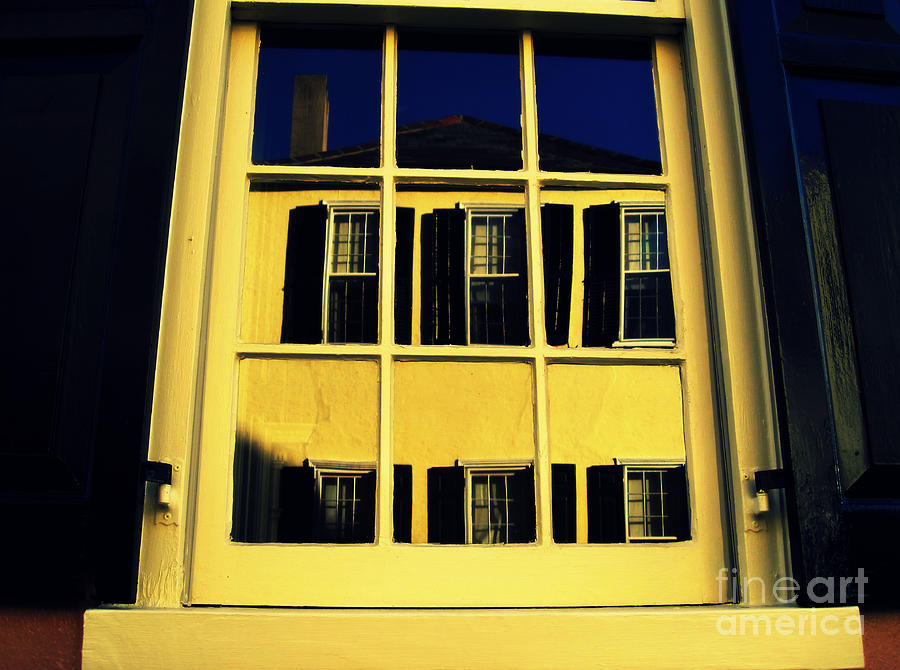 Charleston Window Reflections Photograph by Susanne Van Hulst