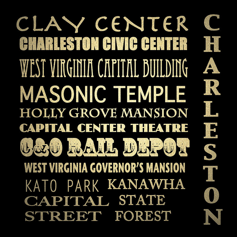 Charleston WV Famous Landmarks #1 Digital Art by Patricia Lintner