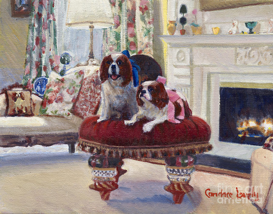 Charlie and Lizie Painting by Candace Lovely