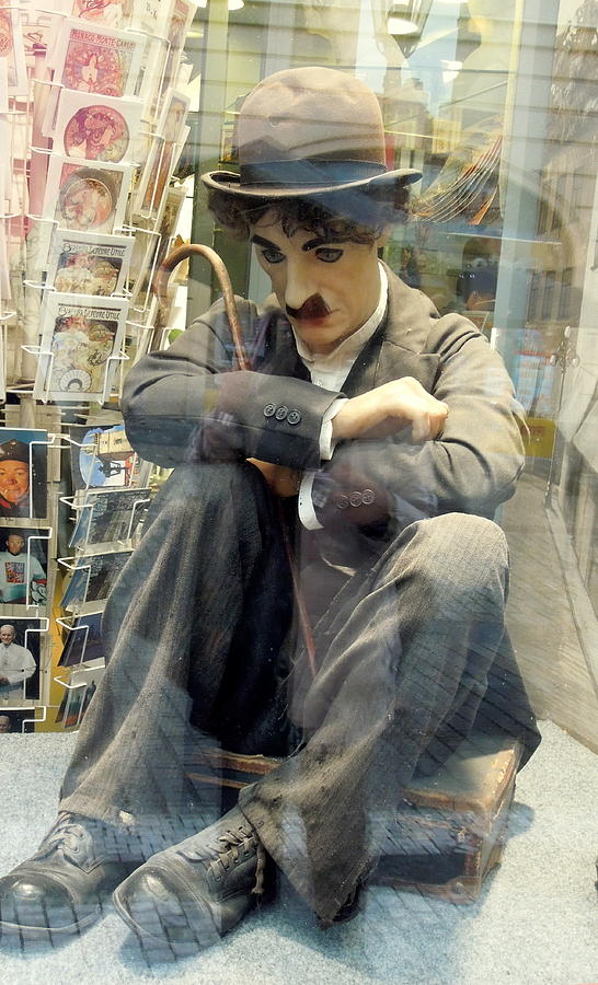 Charlie Chaplin Wax  Figure Photograph by Caroline Stella