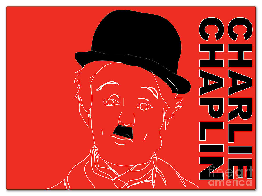 Charlie Chaplin Mixed Media by Marvin Blaine