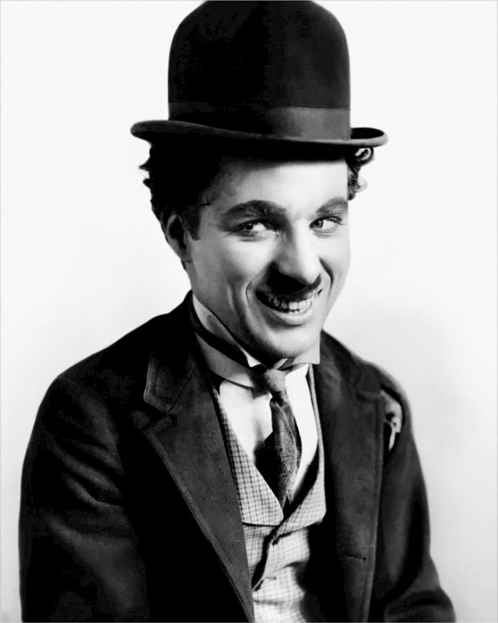 Black And White Photograph - Charlie Chaplin by Mountain Dreams