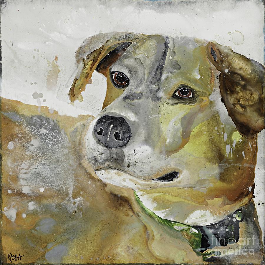 Dog Painting - Charlie by Kasha Ritter