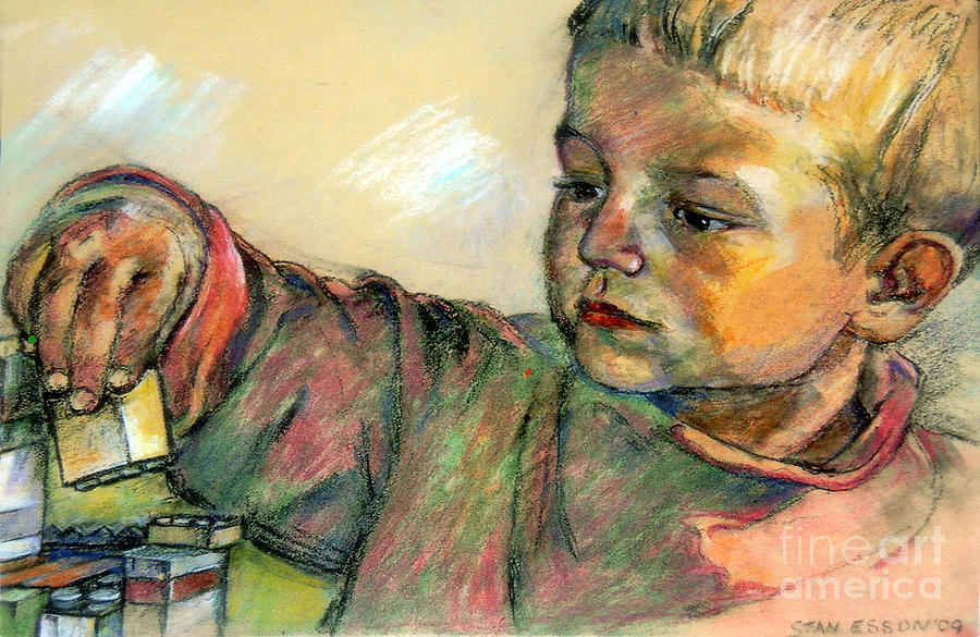 Charlie Drawing by Stan Esson