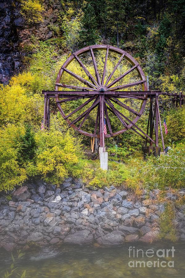 Colorado Rockies Photograph - Charlie Tayler Water Wheel by Jon Burch Photography
