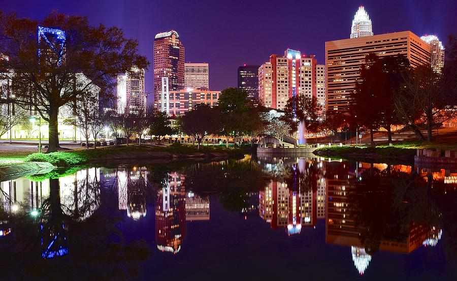 Charlotte Panoramic Reflection Photograph by Frozen in Time Fine Art Photography