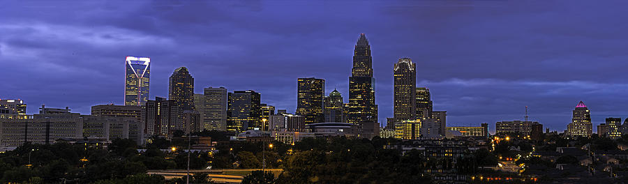 Charlotte Skyline 0001 Photograph by Donald Brown