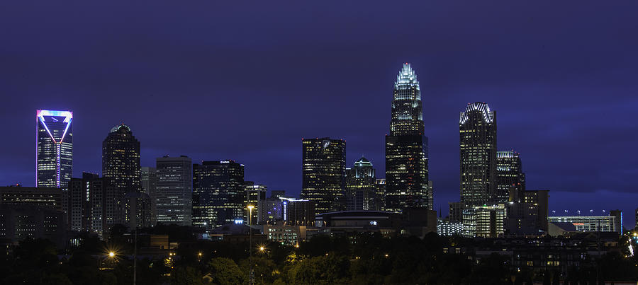 Charlotte Skyline 0002 Photograph by Donald Brown