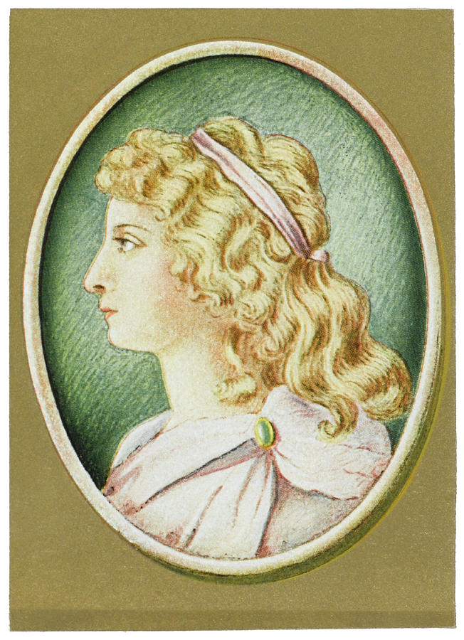 Charlotte Drawing - Charlotte Von Schiller Wife by Mary Evans Picture Library Charlotte Drawing - Charlotte Von Schiller Wife by Mary Evans Picture Library