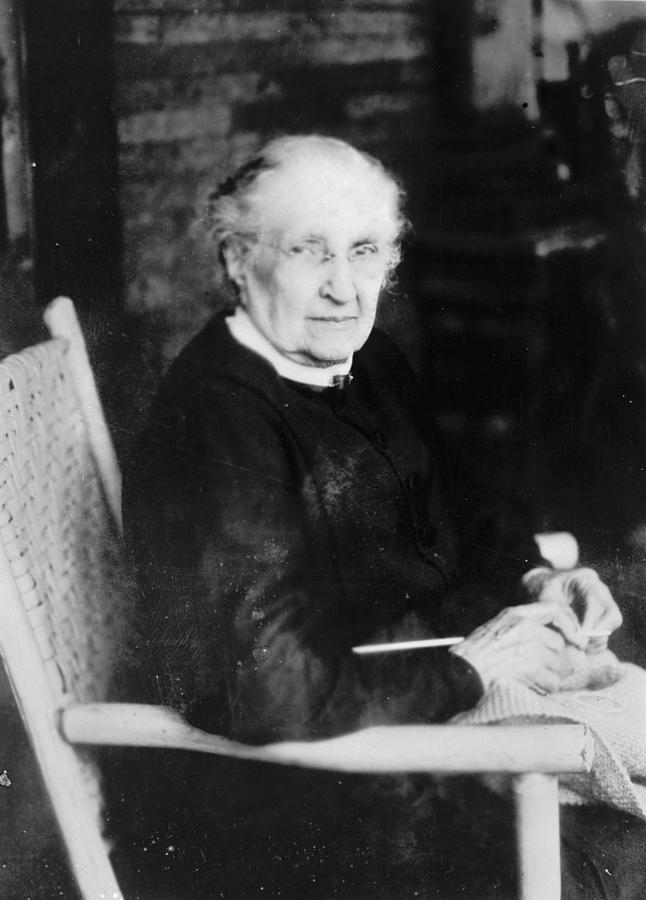 Charlotte Woodward Pierce (c1830-1921) Photograph by Granger