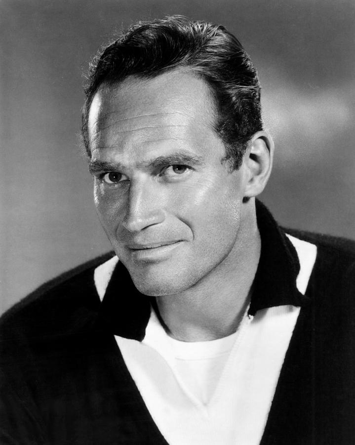 Charlton Heston, Ca. 1960 Photograph by Everett | Fine Art America