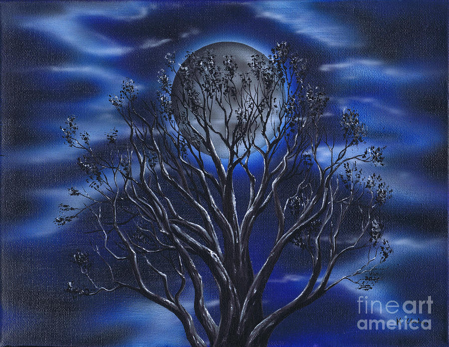 Charmed By The Moon Painting by Kenneth Clarke