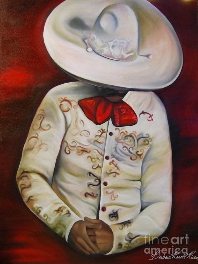 Mariachi Painting - Charo by Barbara  Rivera