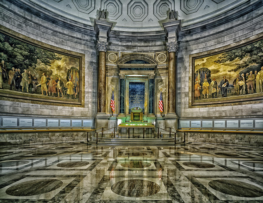 Washington D.c. Photograph - Charters of Freedom Hall by Mountain Dreams