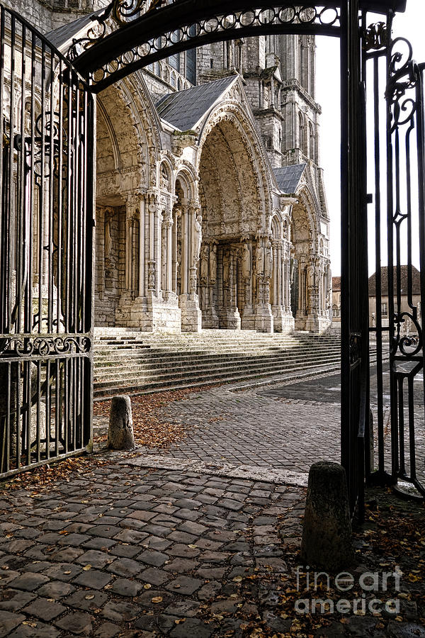Chartres Cathedral North Transept Photograph by Olivier Le Queinec