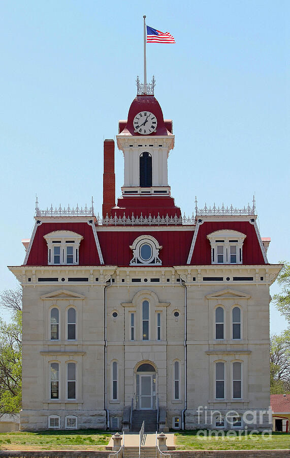 Chase County Courthouse in Kansas Photograph by Catherine Sherman