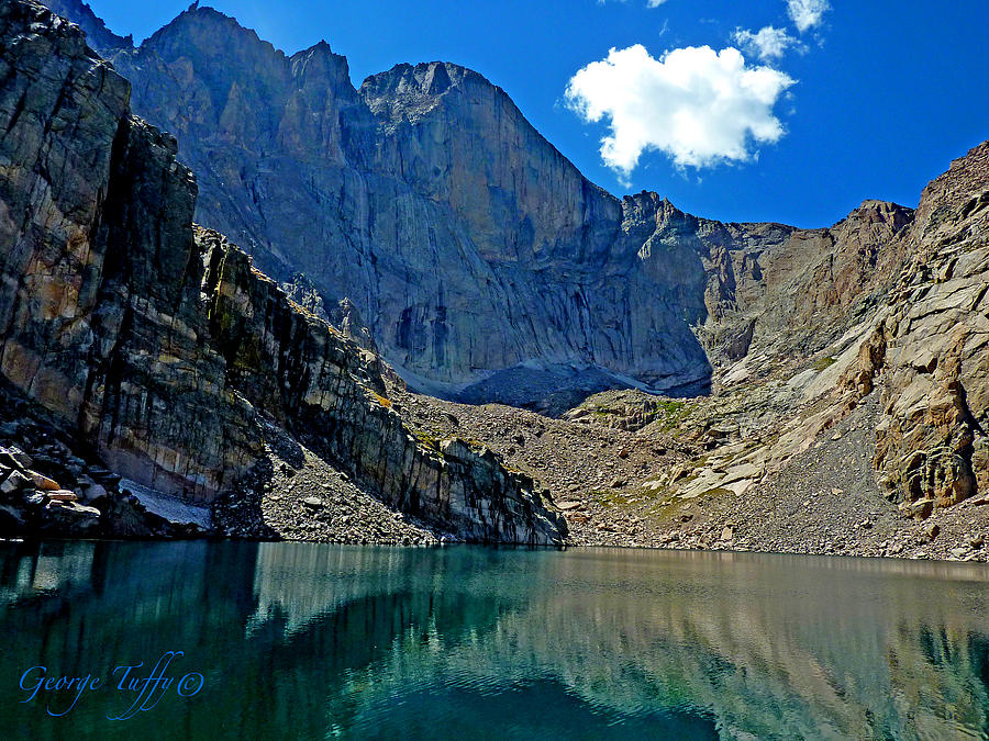 Chasm Lake Colorado Photograph by George Tuffy