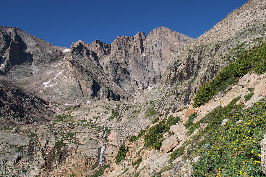 Chasm Lake Junction and Longs Peak Photograph by Aaron Spong