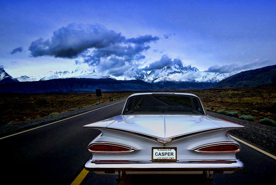 Chasper the friendly Ghost 1959 Chevrolet Photograph by Tim McCullough
