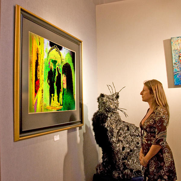 Le Chat Noir in San Francisco Gallery 444 Photograph by Chuck Staley