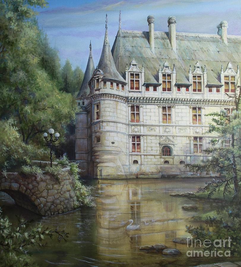 Chateau Brillant Painting by Martin Lacasse - Pixels