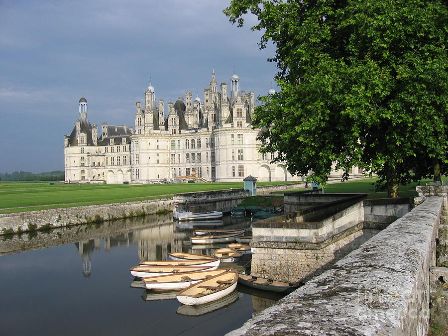 Chateau Chambord Boating Photograph by HEVi FineArt
