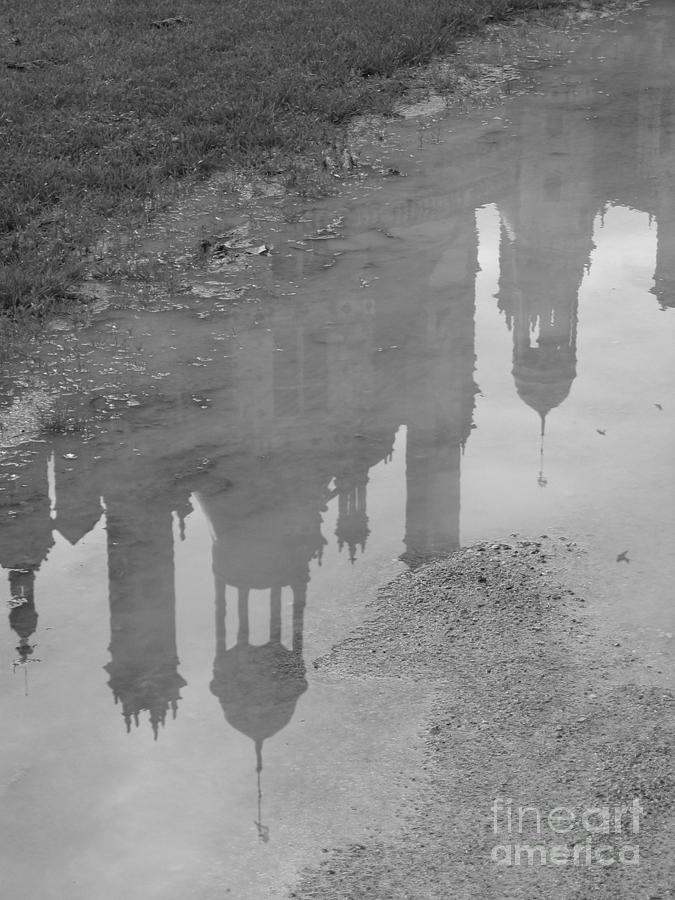 Chateau Chambord Reflection Photograph by HEVi FineArt