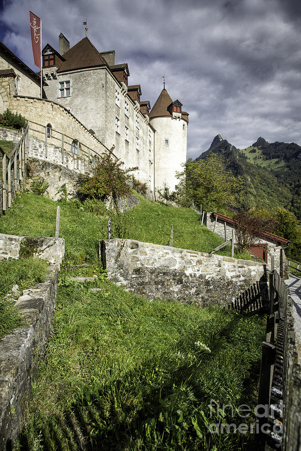 Chateau de Gruyeres Photograph by Timothy Hacker